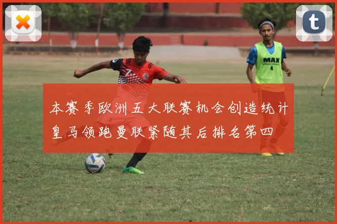 本赛季欧洲五大联赛机会创造统计皇马领跑曼联紧随其后排名第四